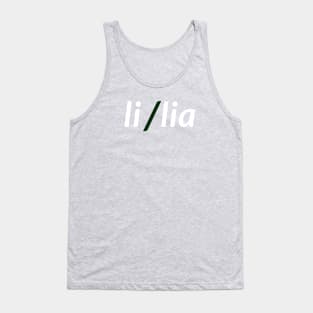 Esperanto Pronouns - Pronomoj - li/lia Tank Top